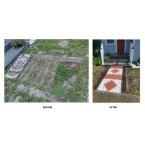Restore Walkway - Harscaping New Pavers Restore Walkway - Harscaping New Pavers
