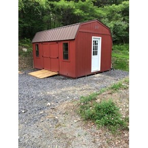 Shed door added - Exterior View Shed door added - Exterior View