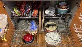 Kitchen Cabinet - (After) with racks