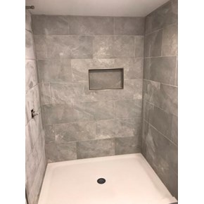 Tile and Grout New Shower