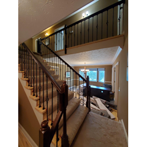 Gorgeous New Railing & Spindles 