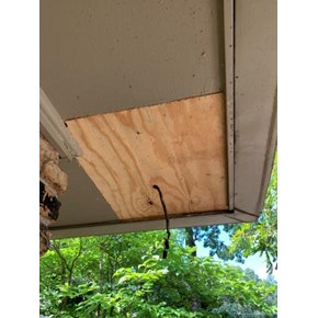 Replaced Soffit/ Mountain Brook