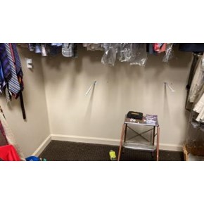 Remounting Closet Shelf/ Greystone