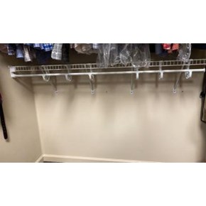 Remounting Closet Shelf/ Greystone