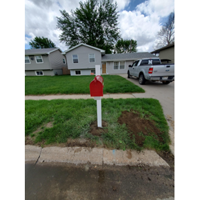 Replaced Mailbox & Post 