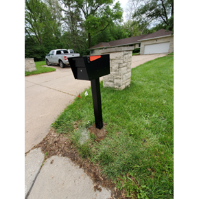 Replaced Mailbox & Post 