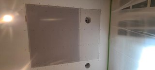 Ceiling Repair Before