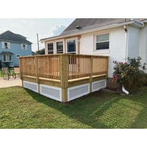 Pressure Treated Deck in Forty Fort