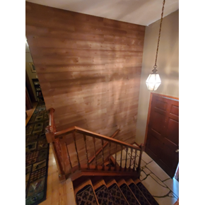 After Wall Planks Installed 