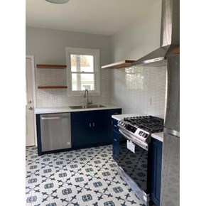 Ace handyman Services Wilkes-Barre and Scranton Kitchen Remodel with New Cabinets, Flooring, Backsplash, Sink, Faucet and Appliances in Kingston, PA