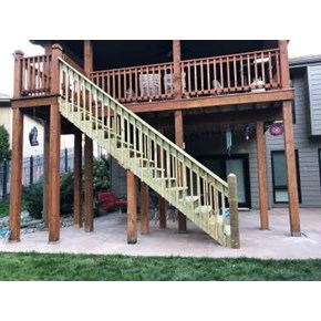 Rebuilt Deck Stairs 