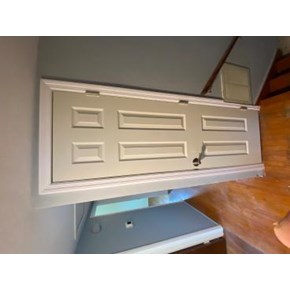 Closet door after