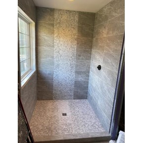 Nice shower by one of our tile experts! Mooresville