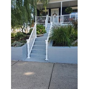 PVC Handrail Installation in Forty Fort