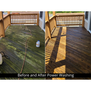 Power Washing - Before and After