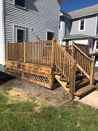 Before Photo of Deck in Exeter, PA