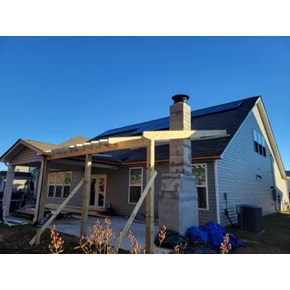 New Roof to expand porch in Denver, NC