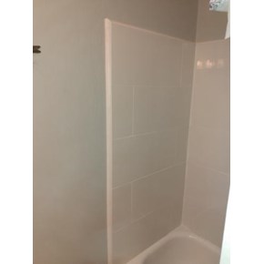 Shower after side trim installed