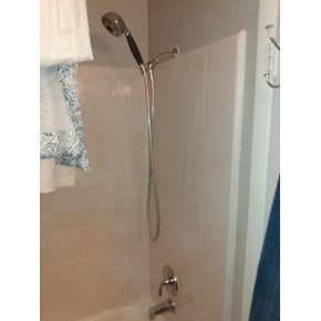 Shower after side trim installed