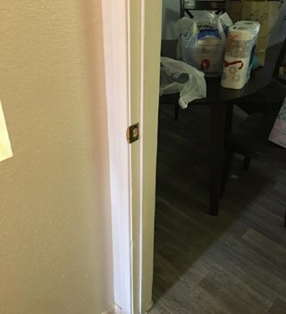 Door jam repair after
