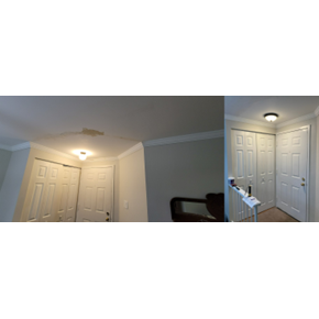 Ceiling Drywall and Closet Door Repair Burke VA