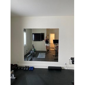 Mirror in Home Gym