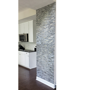 Ace Handyman Services installed a Kitchen Accent Wall Addition Lewis Center, Ohio 