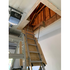 Glen Ellyn Ace Handyman Services Custom Attic Ladder