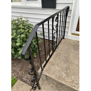 Wheaton Ace Handyman Services Refinished Wrought Iron Railing