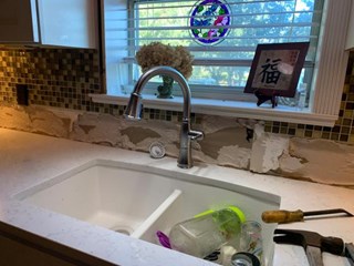 Before-backsplash removal