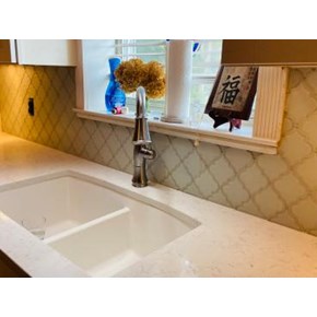 After-New Kitchen backsplash