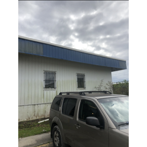 Commercial refacing of a building in North Charleston - After
