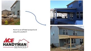 New Porch roof - Shed with Tongue and groove ceiling