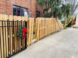 Fence Repair Before