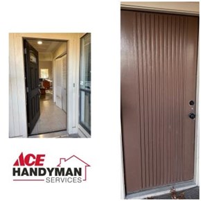 Updated front door! We can pick it up, deliver it, and install it. 