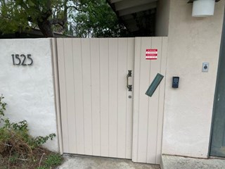 After Custom Front Gate installation
