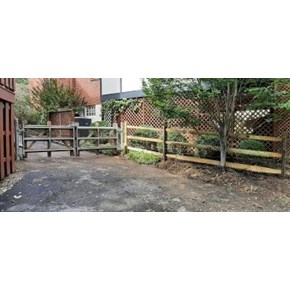 Double Fence Gate Installation