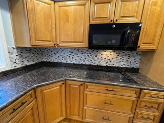 Kitchen Tile Backsplash After