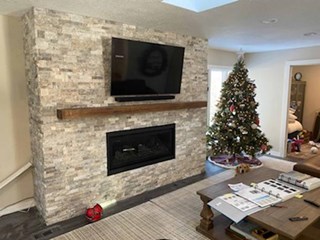 Fireplace Retiling After