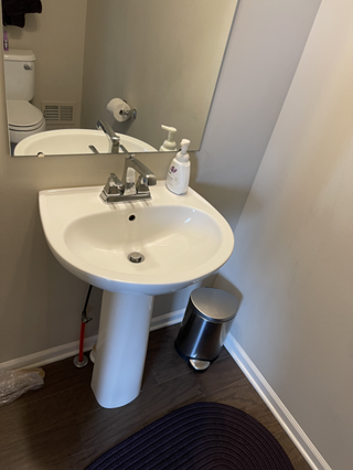 Bathroom Update and Refresh: Vanity Before