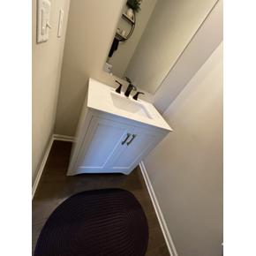 Bathroom update: new vanity