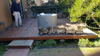 Before Deck repair and stain