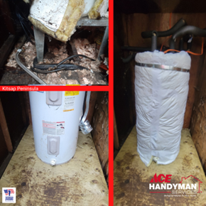Water heater base repair