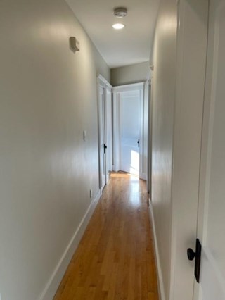 Hallway wall panel project Malden, MA 02148 pic#1 (before)