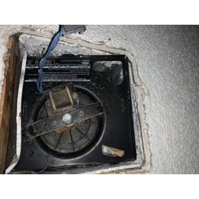 Exhaust Fan Replacement Before