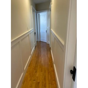 Hallway wall panel project Malden, MA 02148 pic #1 (after)