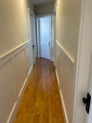 Hallway wall panel project Malden, MA 02148 pic #1 (after)