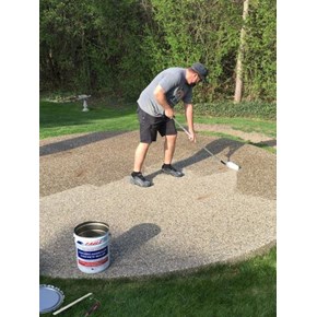 Sealing an Aggregate Patio, bloomfield hills, ace handyman services bloomfield