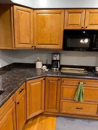 Kitchen Tile Backsplash Before 