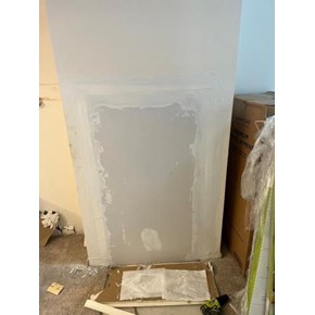 We then drywalled the space so the homeowner could paint